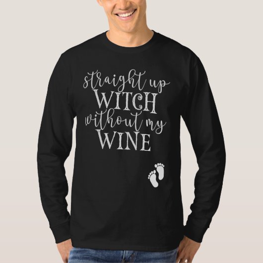 Halloween Pregnancy Costume for Pregnant Woman Wit Tシャツ (正面)