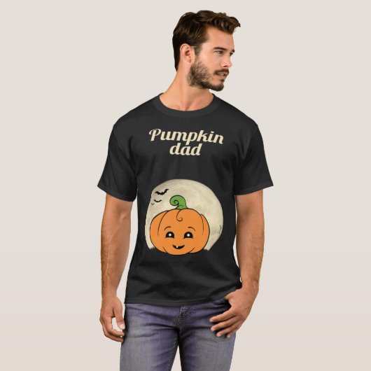 Halloween Pregnancy Dad Expecting Twin Babies Pump Tシャツ (正面フル)