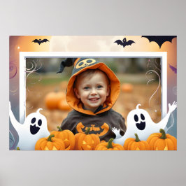 Halloween print for your favorite photo ポスター