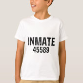 Halloween Prisoner Jail Inmate Costume Tシャツ (正面)