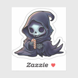 Halloween Psychofriends Cute Reaper Cartoon シール