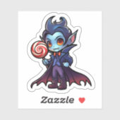 Halloween Psychofriends Cute Vampire Cartoon シール (シート)