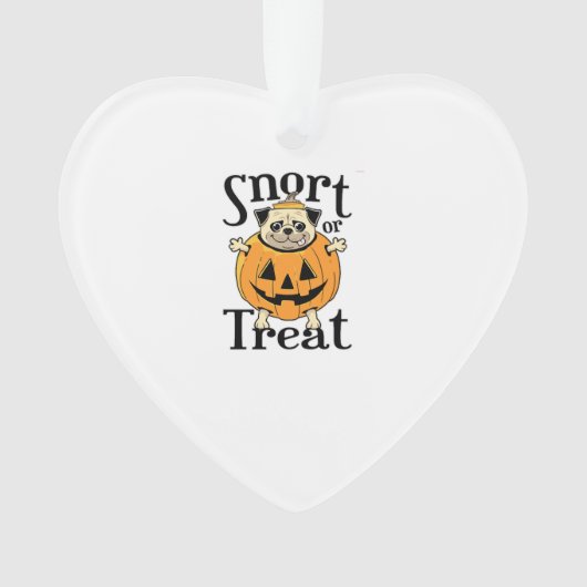 Halloween Pug オーナメント (正面)
