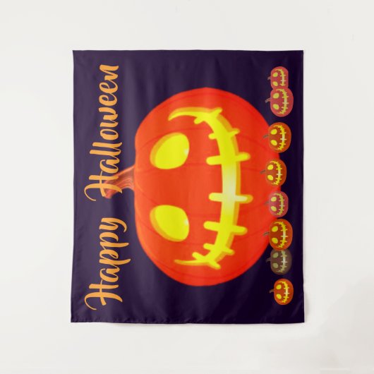 HALLOWEEN PUMPKIN タペストリー (正面)