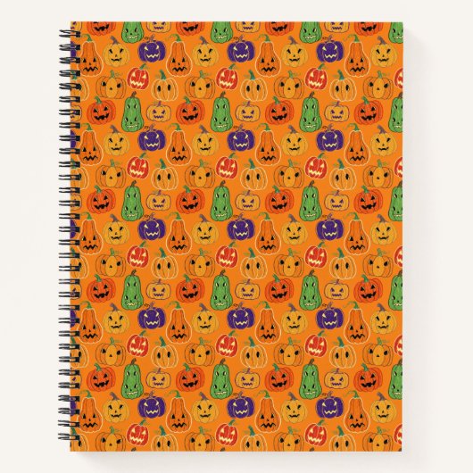 Halloween Pumpkin ノートブック (正面)