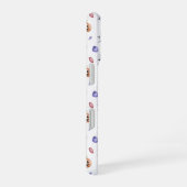 Halloween Pumpkin and Spider Web Pattern iPhone 16ケース (右側面)