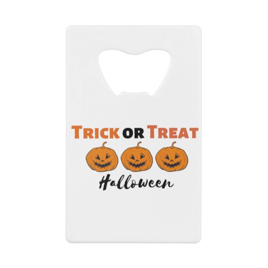 Halloween Pumpkin carving Party Fall Funny クレジットカード栓抜き (正面)