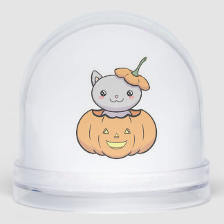 Halloween Pumpkin Cat