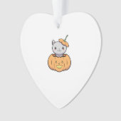 Halloween Pumpkin Cat   オーナメント (正面)