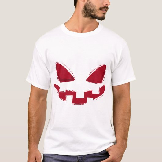 Halloween Pumpkin Face   Tシャツ (正面)