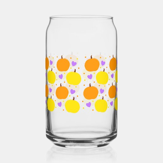 Halloween Pumpkin Glass Can Halloween Drinkware ガラス缶 (右)