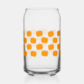 Halloween Pumpkin Glass Can Halloween Drinkware ガラス缶 (正面)