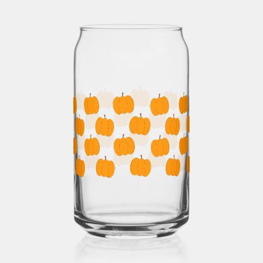 Halloween Pumpkin Glass Can Halloween Drinkware ガラス缶 (裏面)
