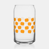 Halloween Pumpkin Glass Can Halloween Drinkware ガラス缶 (左)