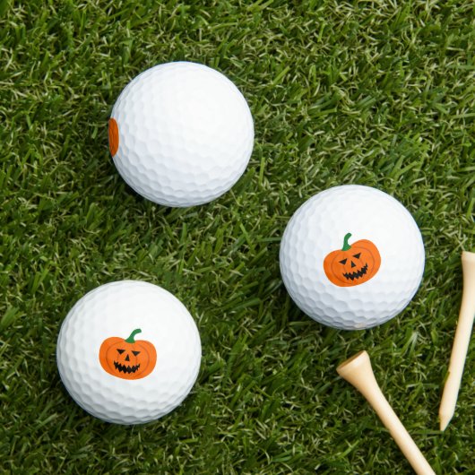 Halloween Pumpkin Golf Balls ゴルフボール (インサイチュ 芝生)
