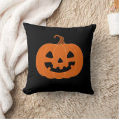 Halloween Pumpkin Jackolantern Stickers クッション (ブランケット)