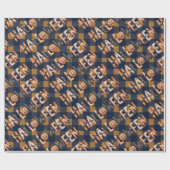 Halloween Pumpkin Lettering ラッピングペーパー (フラット)