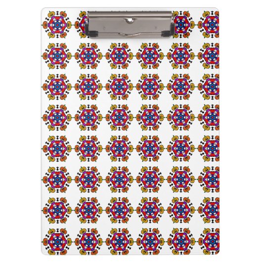 Halloween Pumpkin Mandala クリップボード (正面)