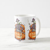 Halloween Pumpkin Mug コーヒーマグカップ (正面右)