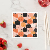 Halloween Pumpkin Patch スタンダードカクテルナプキン (インサイチュ)