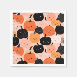 Halloween Pumpkin Patch スタンダードカクテルナプキン