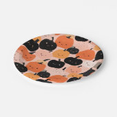 Halloween Pumpkin Patch ペーパープレート (アングル)