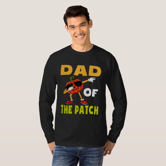 Halloween Pumpkin Patch Dad Of The Patch Jack O La Tシャツ (正面フル)