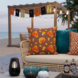 Halloween Pumpkin Pattern クッション