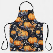 Halloween Pumpkin Pattern Apron エプロン (正面)