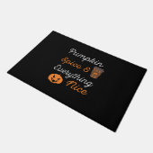 Halloween Pumpkin Spice and Everything Nice Xmas ドアマット (アングル)