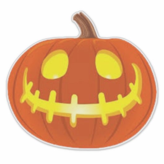 HALLOWEEN PUMPKIN STICKER シール (正面)