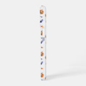 Halloween Pumpkins and Bats Pattern iPhone 16ケース (左側面)