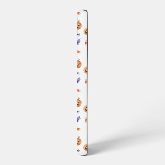 Halloween Pumpkins and Bats Pattern Samsung Galaxyケース (左側面)