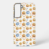 Halloween Pumpkins and Brooms Pattern Samsung Galaxyケース (裏面)