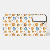 Halloween Pumpkins and Brooms Pattern Samsung Galaxyケース (裏面横)