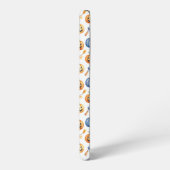 Halloween Pumpkins and Brooms Pattern Samsung Galaxyケース (左側面)