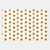 Halloween Pumpkins Wrapping Paper  ラッピングペーパーシート (正面)