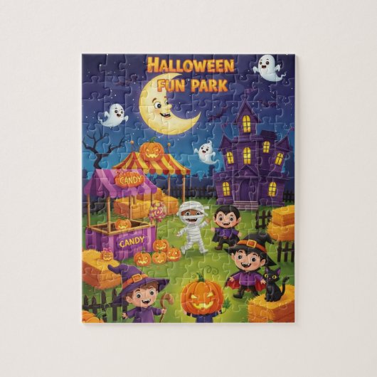 Halloween Puzzle for Kids – 110 Piece Jigsaw  ジグソーパズル (縦)
