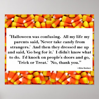 Halloween Quote ポスター