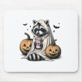 Halloween Raccoon Ghost  マウスパッド (正面)