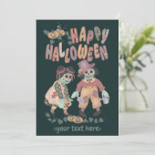 Halloween Rag Doll Zombies (2) - Greeting Card シーズンカード (スタンド正面)