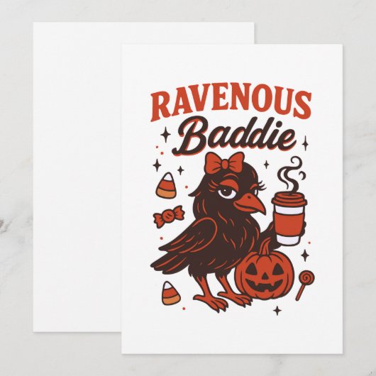 Halloween Raven  シーズンカード (正面/裏面)