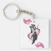 Halloween Raven Acrylic Keychain &Potion Bottles キーホルダー (正面)