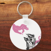 Halloween Raven Circle Keychain Potion Bottle キーホルダー (裏面)