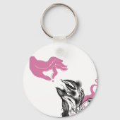 Halloween Raven Circle Keychain Potion Bottle キーホルダー (裏面)