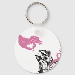 Halloween Raven Circle Keychain Potion Bottle キーホルダー