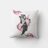 Halloween Raven soft &Potion Bottles Throw Pillow クッション (正面)