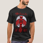 Halloween  Red Skull Winged Totem Tシャツ (正面)