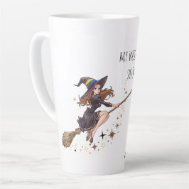 Halloween regalo, Mi Esposa es Bruja y Venezolana カフェラテマグ