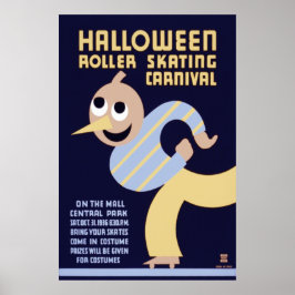 Halloween Roller Skating Carnival ポスター